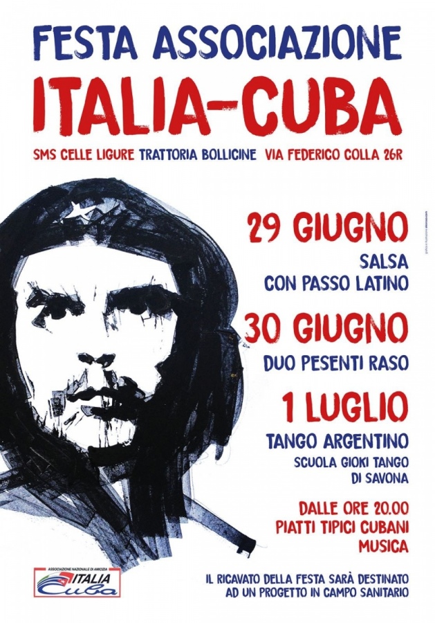 Evento a Celle Ligure di Italia Cuba. Dal 29 giugno al 1 luglio 2018